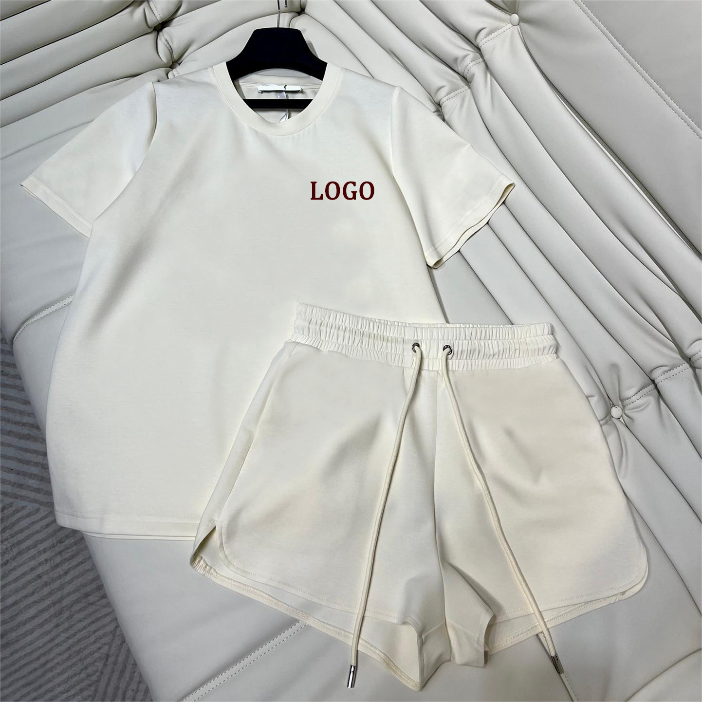 Wholesale Women Casual Two Piece Set Luxury Designer Sports T shirt Shorts For Women's Sets Designer Clothes