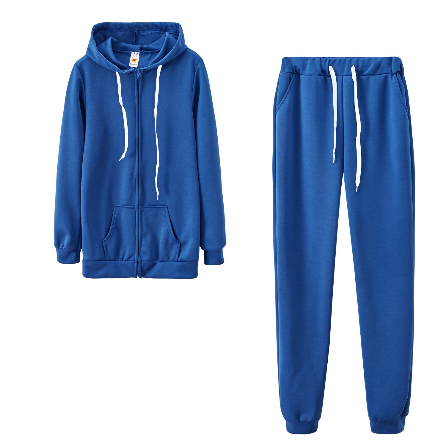 Hot Sell Oem Jogger Tracksuits Two Piece Set Gym Custom Sublimation Logo Leisure Plain Plus Size Zip Hoodie Outfits Women'S Sets
