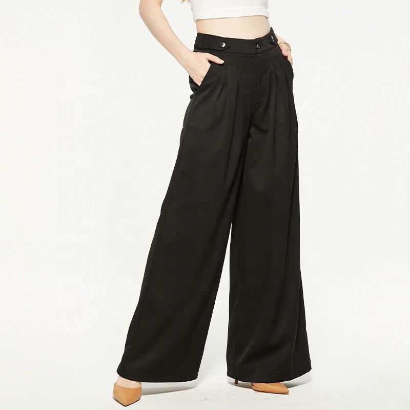 Fashion Trend Simple Trousers Trend Simple Wholesale Upper And Lower Two-piece set Suitable For Commuting