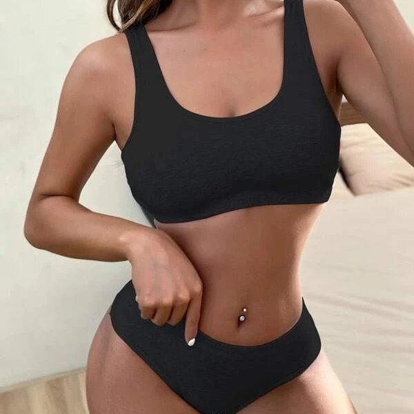 Women Hot Bra&Panties Shameless Set Sexy see through Dotted Midnight Lingerie Set Hot Sexy Strapless Bras For Women