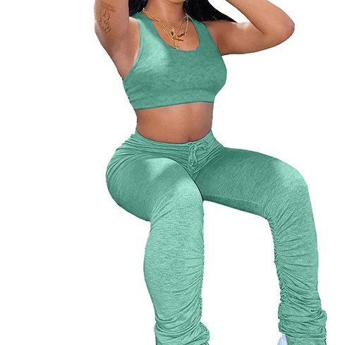 Custom Design Fashion Two Piece Set Matching Sets Womens Clothing