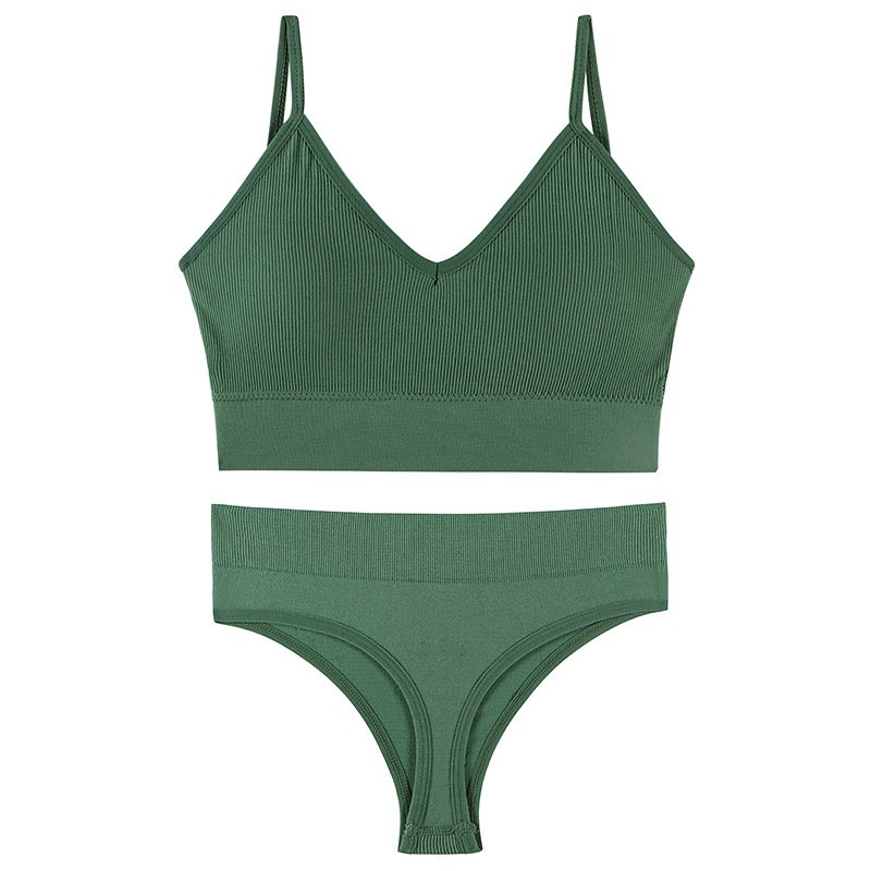 Sexy Bra And Panties Set Women Bikini Bra Briefs Swimwear Bathing Suit Band Bra And Thong Set For Lady
