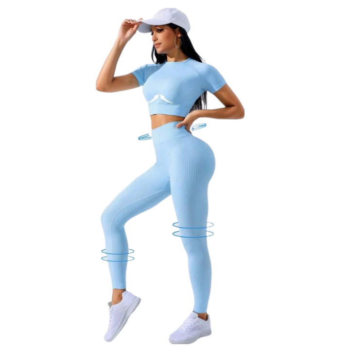 Wholesale Gym Wear Sportswear Yoga Sets Yoga Pants Top Women's Sets Gym Fitness Sets Sports Yoga Leggings for Women