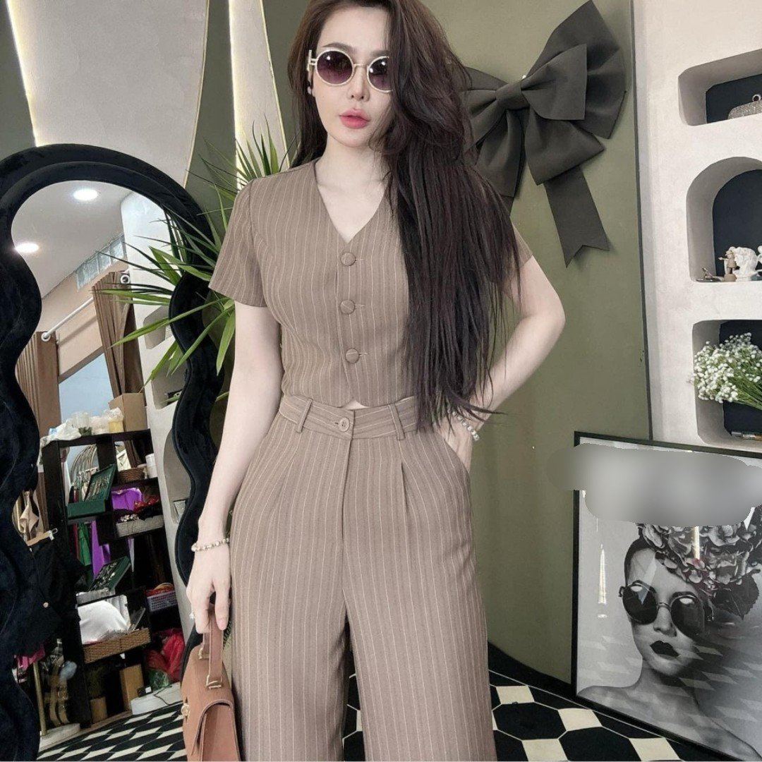 elegant long women's set Factory Price Natural Odm Washable Customized Vietnam Manufacturer Set sort for girl 2 piece long