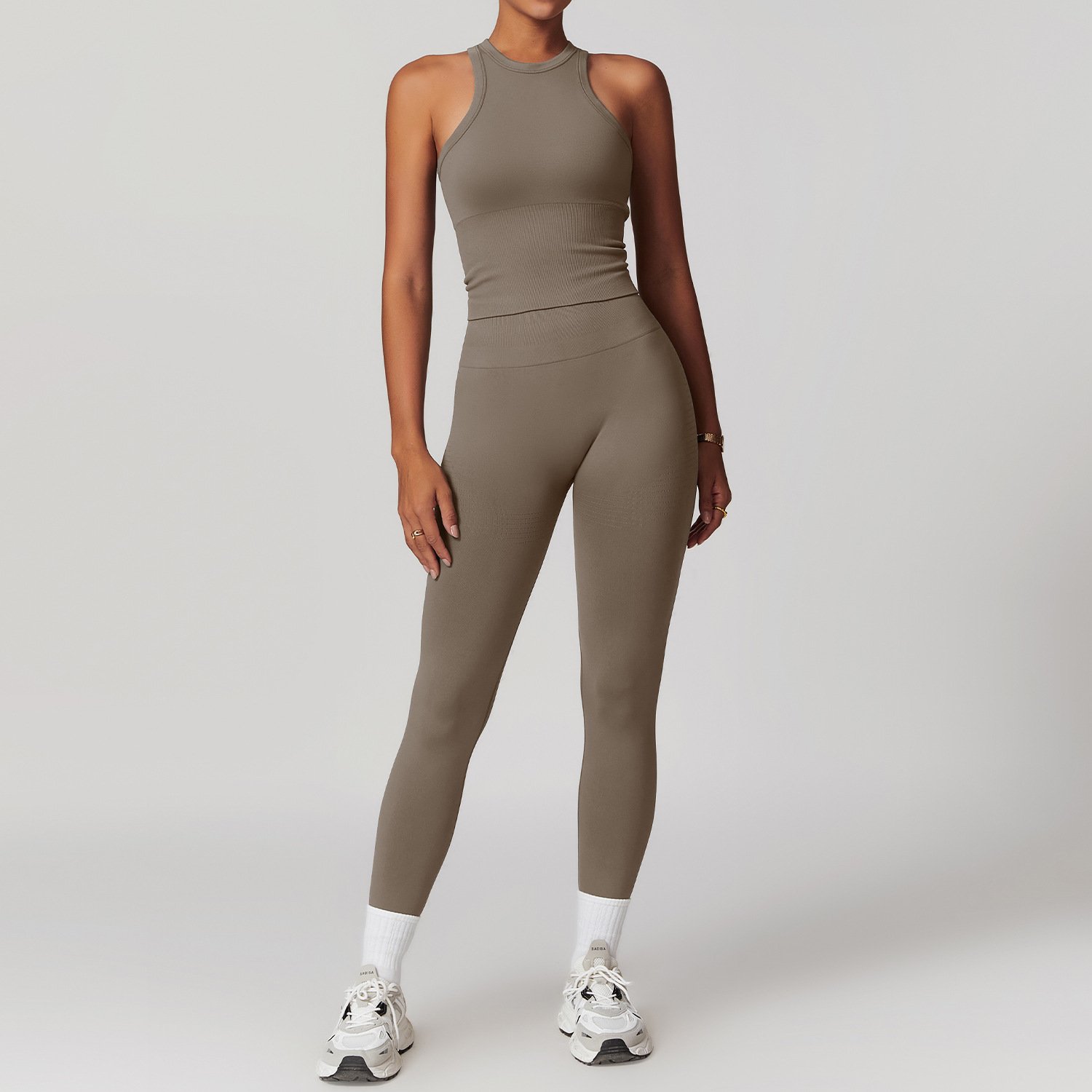 Women Sets Selling Logo Gym Fitness Yoga Leggings Sportswear Two 2 Piece set Women's Yoga Set For Women