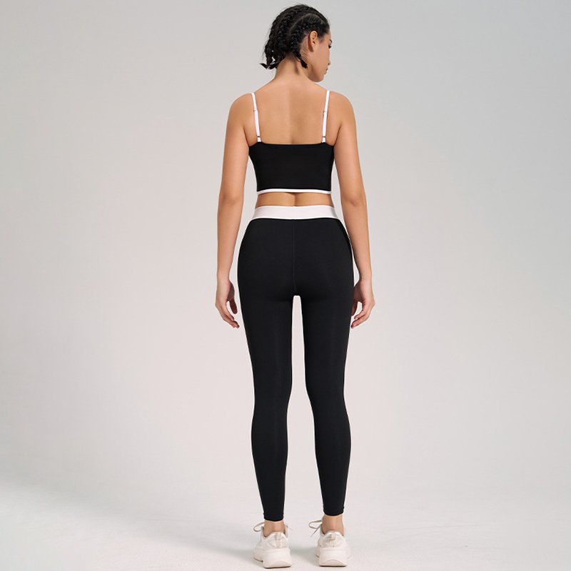 aio Yoga Women's Sports double-sided brushed outdoor running fitness sling yoga wear
