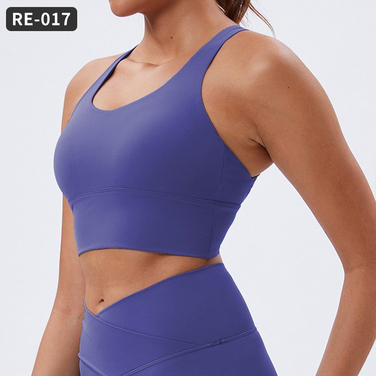 Wholesale Recycled Nylon Cross Back Sports Running Fitness Yoga Workout Fashion Girl's Yoga Set Gym Fitness Sets Women's Sets