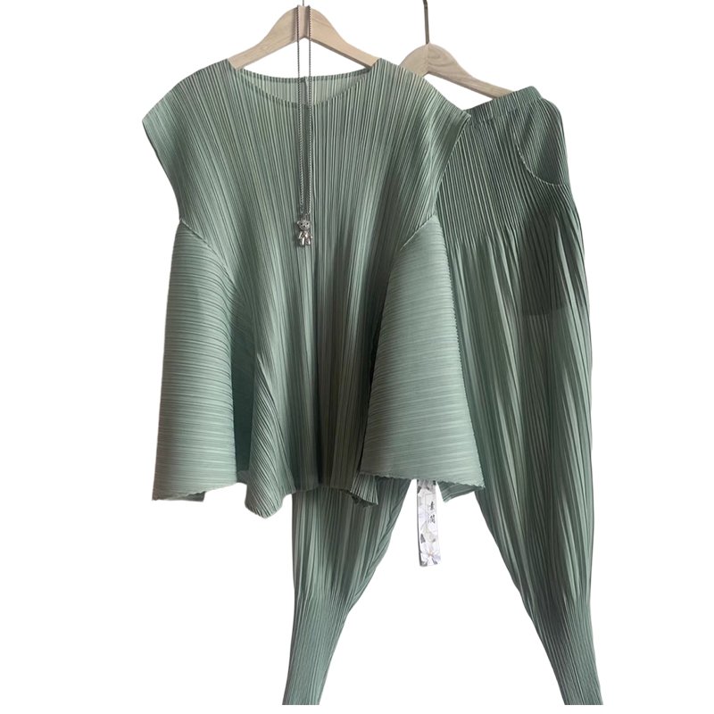 Summer 2023 New Two Piece Loose Tops And Pants Set Plus Size Women Clothing Lounge Wear Lady Casual 2 pcs Set