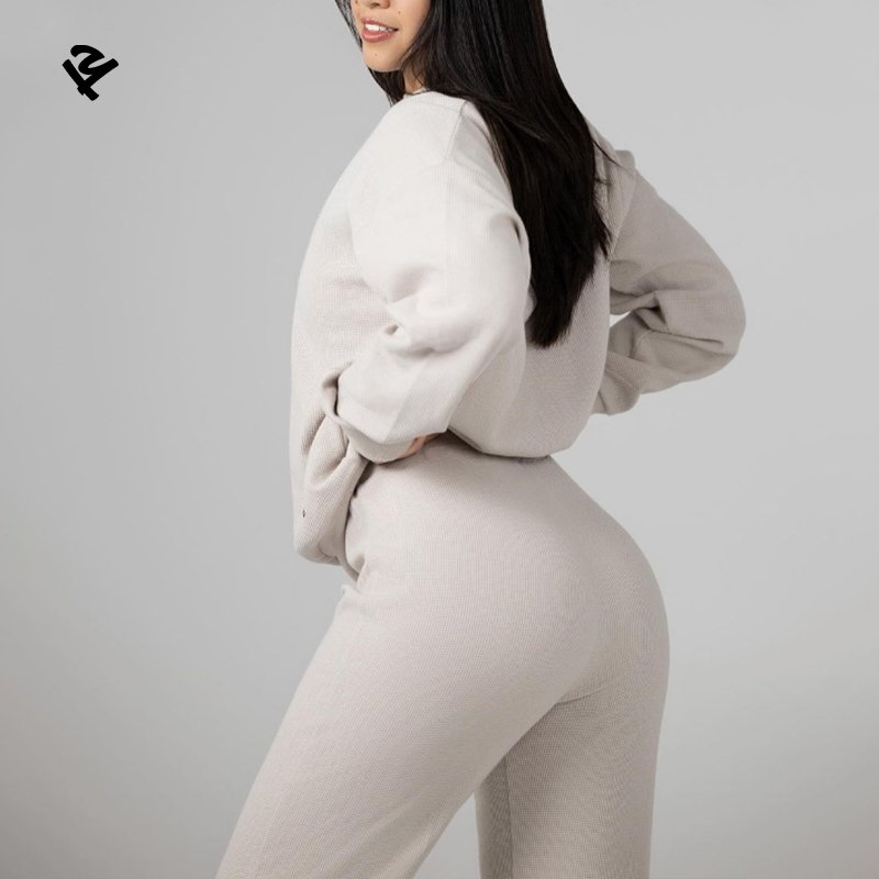F240313 Custom Loungewear Women Sets Fashion Women's Clothing 2024 Plus Size Clothing 2 Piece Set oversize loose Women's Sets