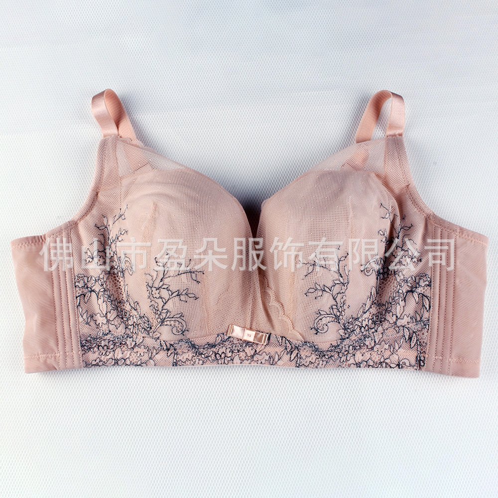 Plus size bras for women push up big size lace full cup underwire plus size lace padded large bra