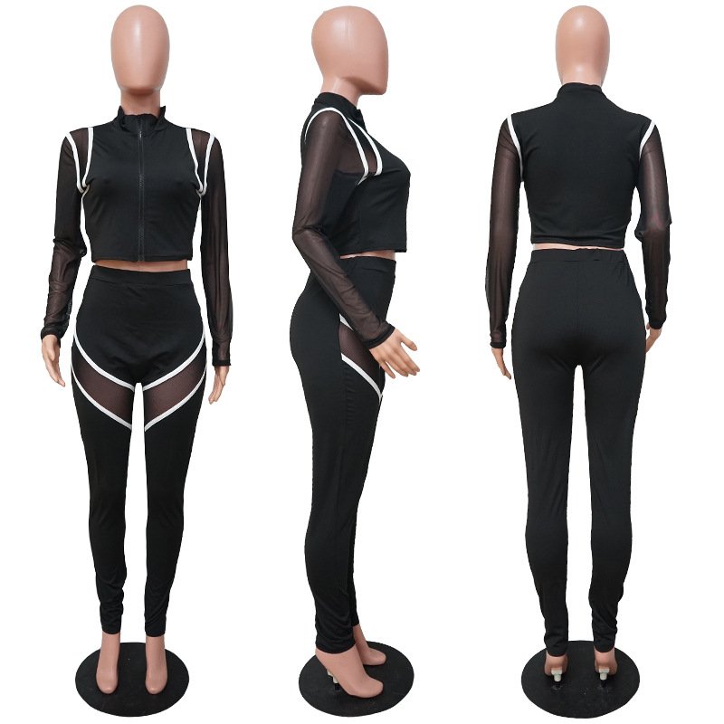 Women's Clothing 2024 Clothing Vendors V Neck Set Two Pieces Suits New Arrivals Womens Pant Suits Two Piece Sets For Work