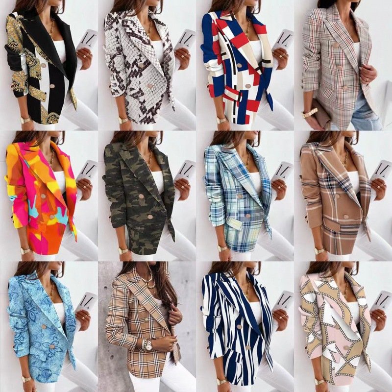 Wholesale Fall Winter women's clothing ladies suits two piece set fashion casual women's suits blazer trouser women's sets