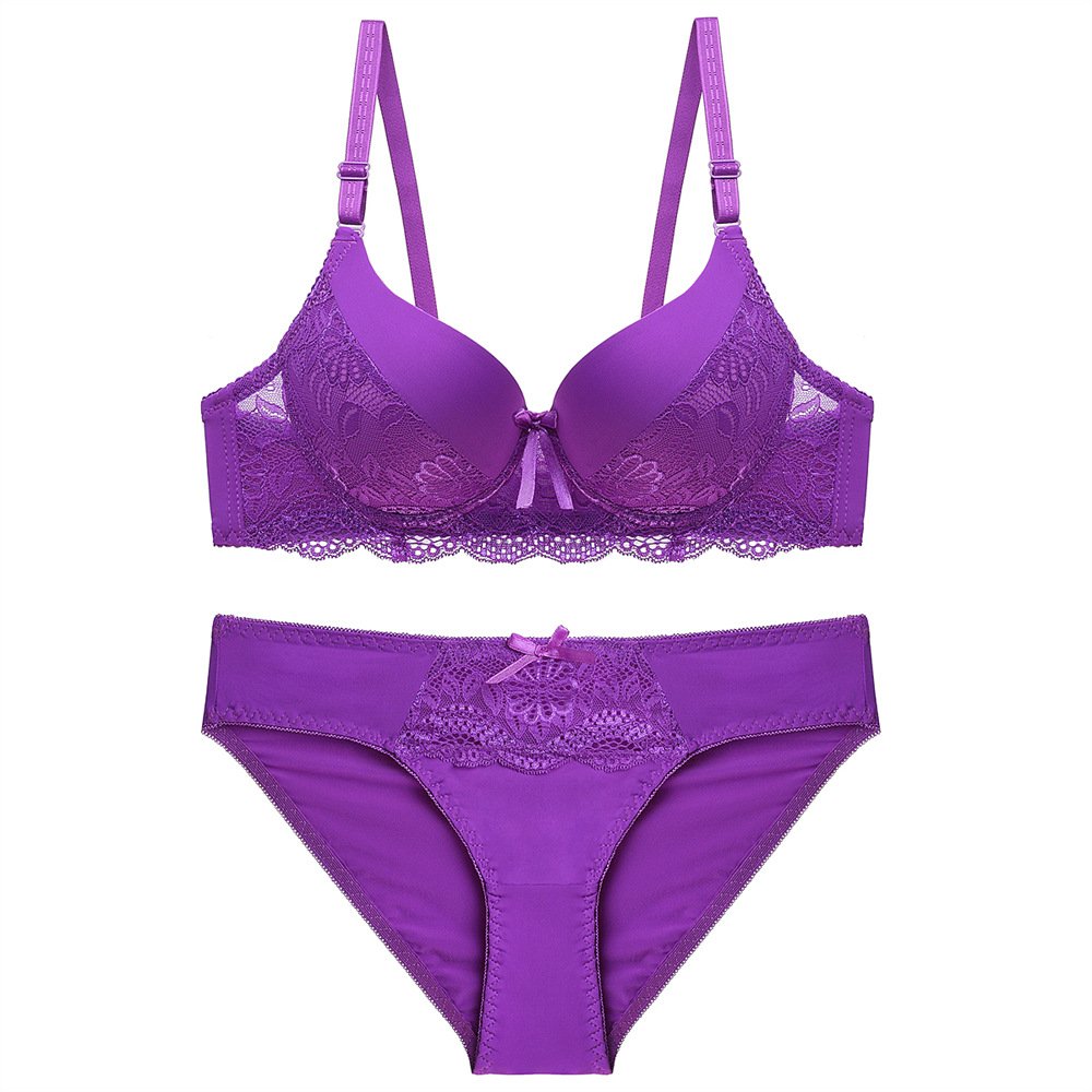 Luxury Underwear Ladies Intimates Bralette Women's Push Up Bra Set