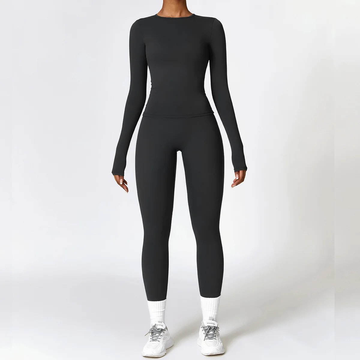 Women Open Back Top High Waist Shorts Yoga Suit Lady Short Sleeve Tee Tight Pant Gym Sets Female High Stretch Sports Tracksuit