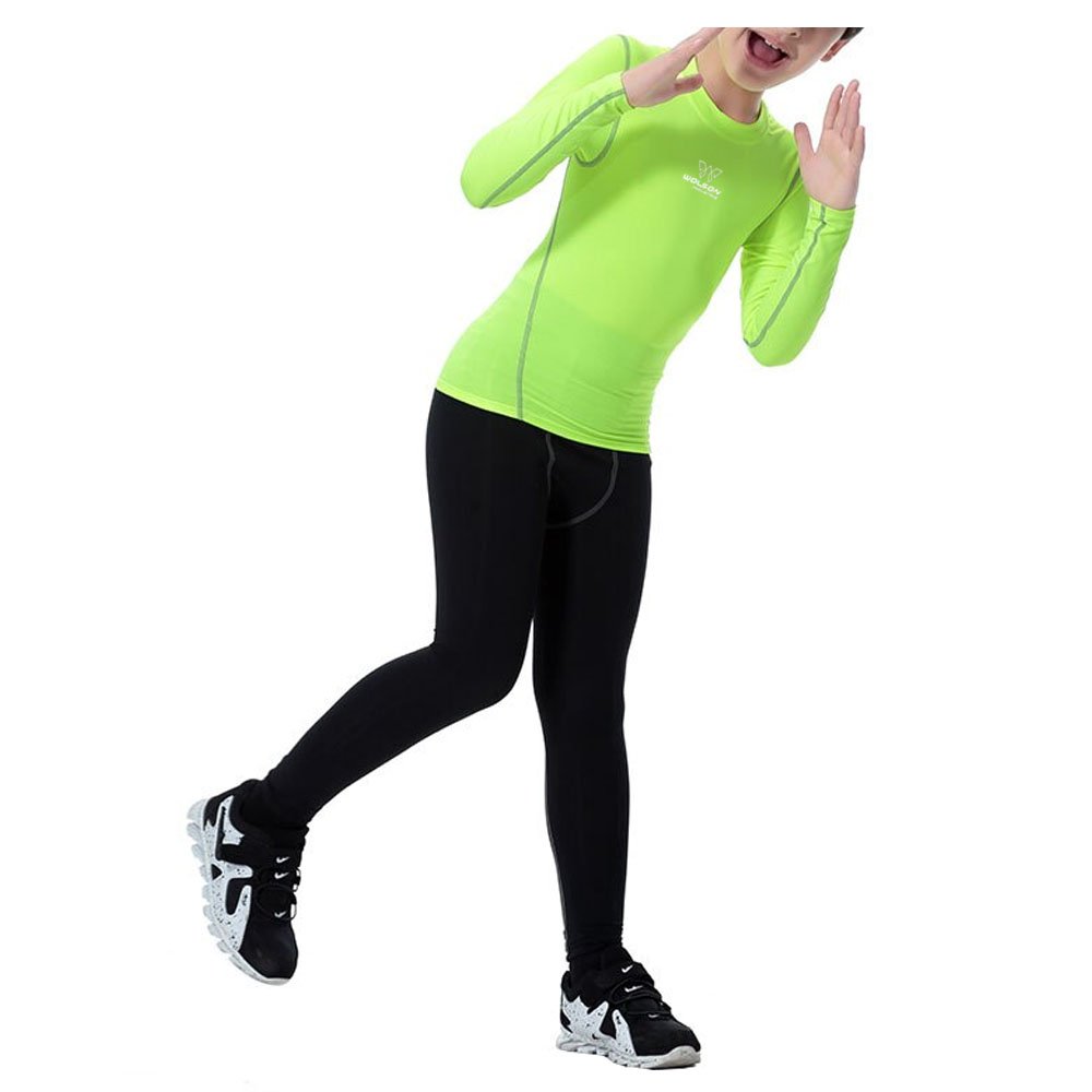 Quick Dry Breathable Kids Compression Sets High Quality Fitness gym yoga set woman two piece Compression Set