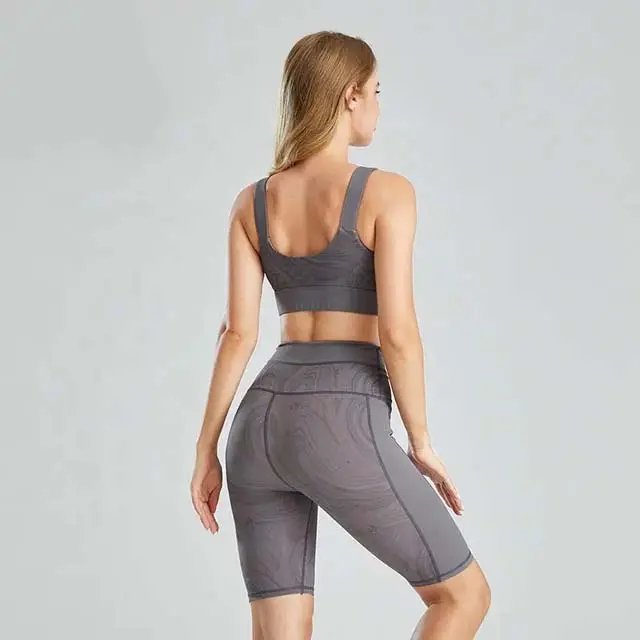 Summer outfits women's Sets Casual Sweat Suit Sleeveless Crop Top 2 Two Piece Women Shorts Set