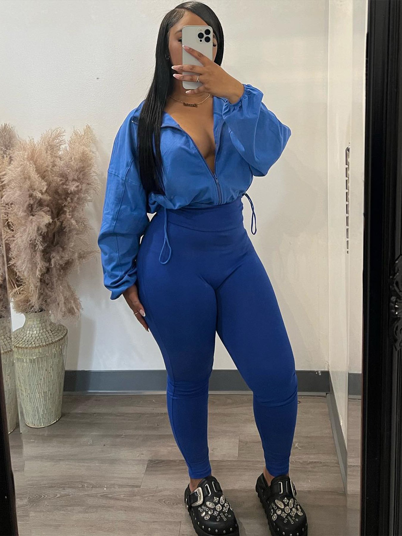 Best selling products 2024 women tracksuits set women's fall sets women leggings and top with drawstrings