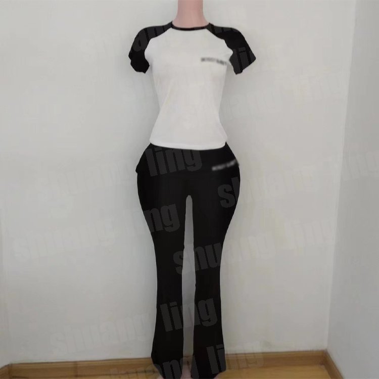 Custom Women Casual Long Sleeve Shirt Foldover Pants Skinny Trousers Soft Leggings Flare Pants For Lounge Wear Women's Sets