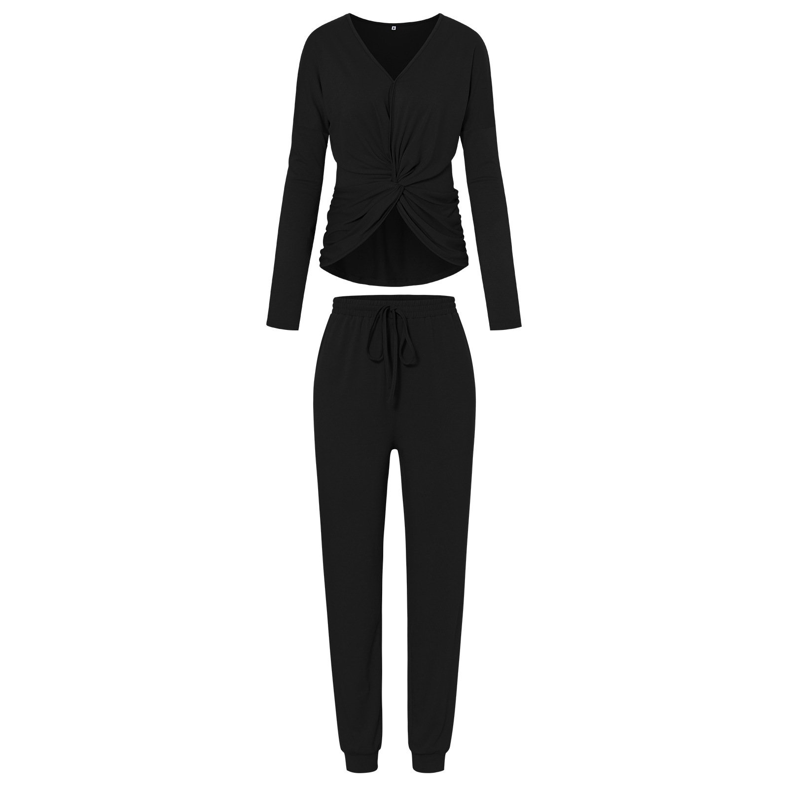 Customized autumn new knitted 2-piece set European and American women's fashion fashion casual ladies two-piece set