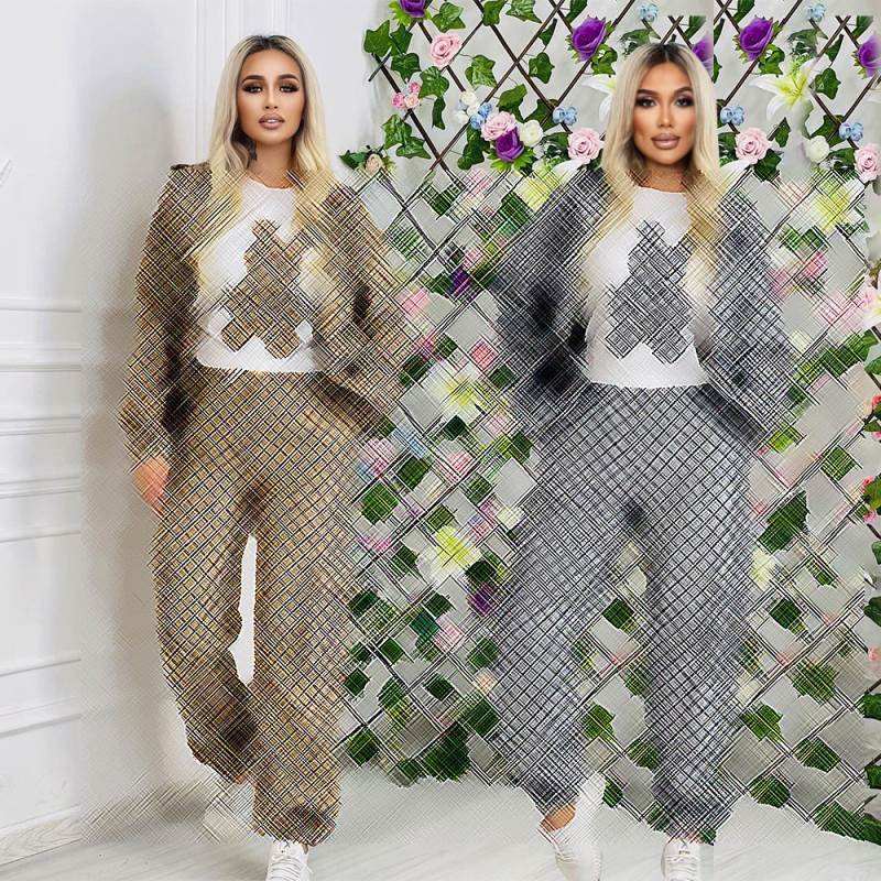 New Arrival Brand Women's Clothing Winter Boutique Trendy Women Hoodies Lounge Wear Sets Women's Two Piece Set