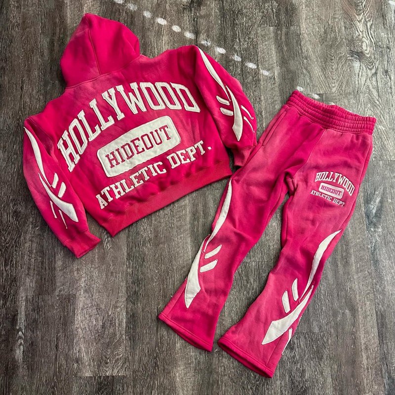 Custom Logo Hooded Sweat Suit Men Jogging Sets Sport Wear Clothing Heavyweight Spring Mens Tracksuit Sweatsuit For Men