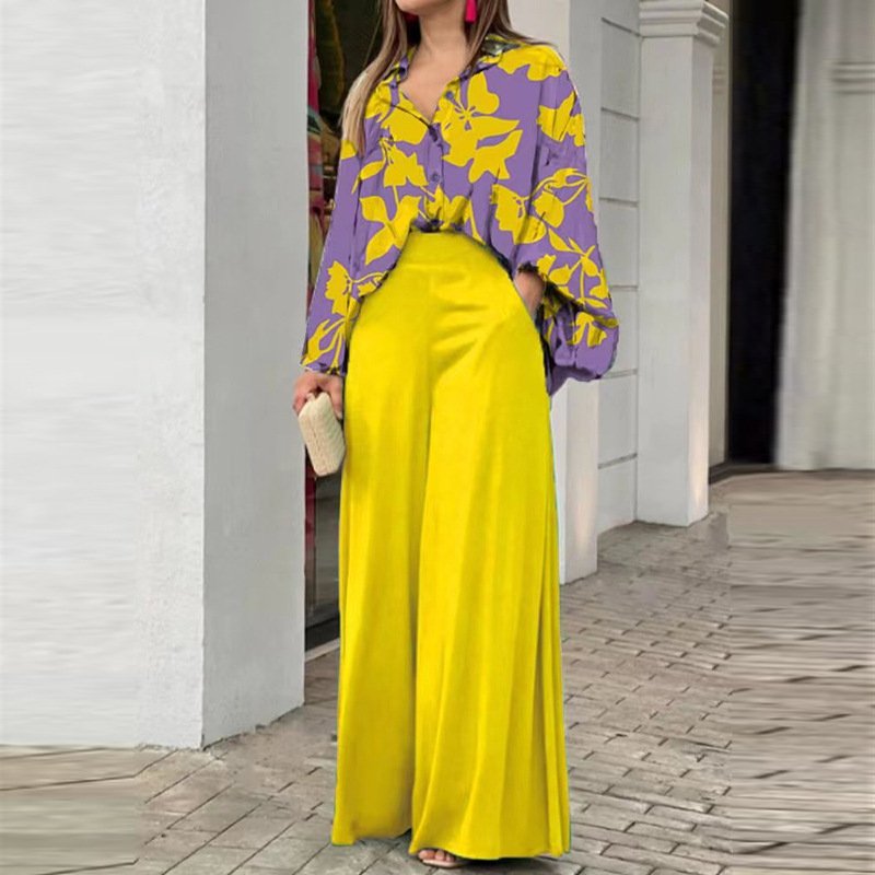Fashionable and trendy shirt, women's top, 2024 new spring and autumn summer women's set