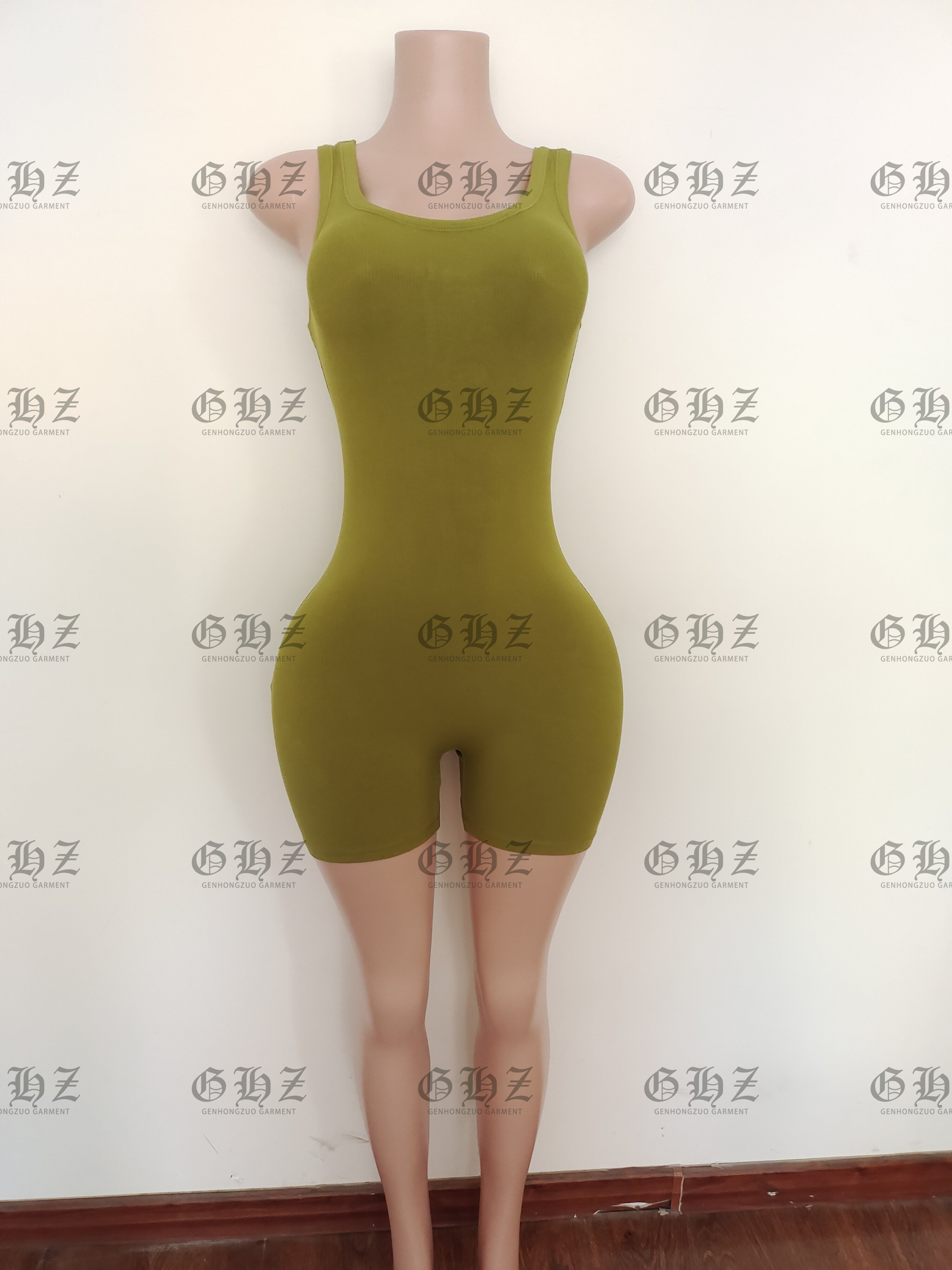 Clothing Manufacturer New arrivals Women's sets Romper Bodysuit long sleeve one-piece plus size crop top ribbed short set