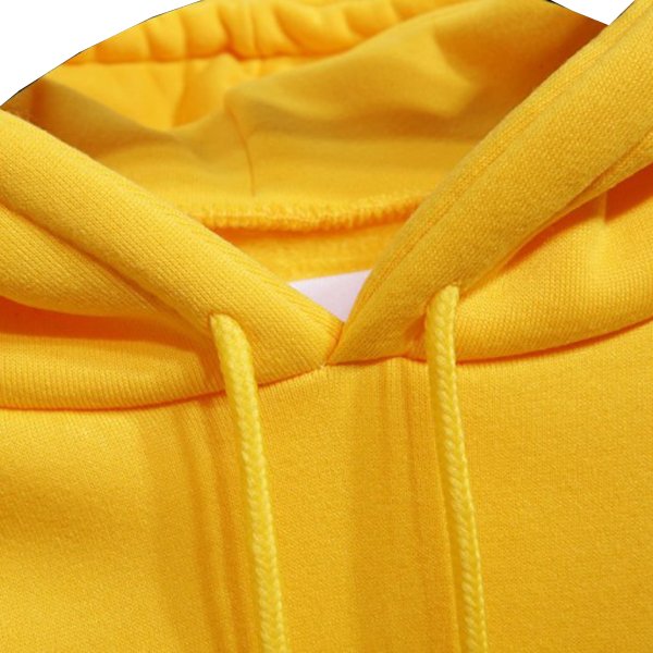 Most selling High Quality Blank Cotton Yellow Hooded Plus Size Pullover Sweatshirt Plain Oversized Custom Women's Hoodies