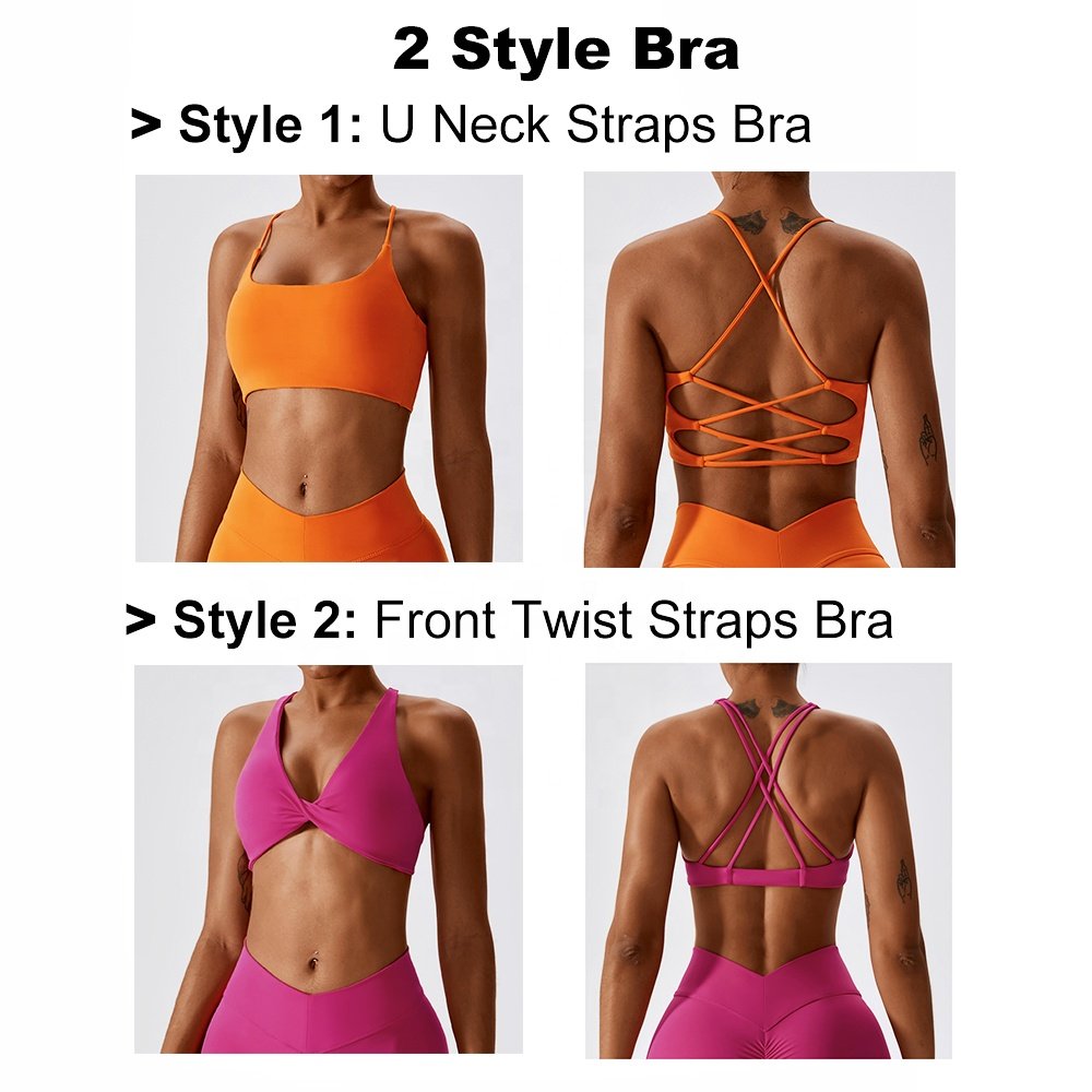 Custom Ropa Deportiva De Mujer Sports Clothing Seamed 4 Pieces Suit Active Wear Womens Activewear Gym Workout Fitness Yoga Set