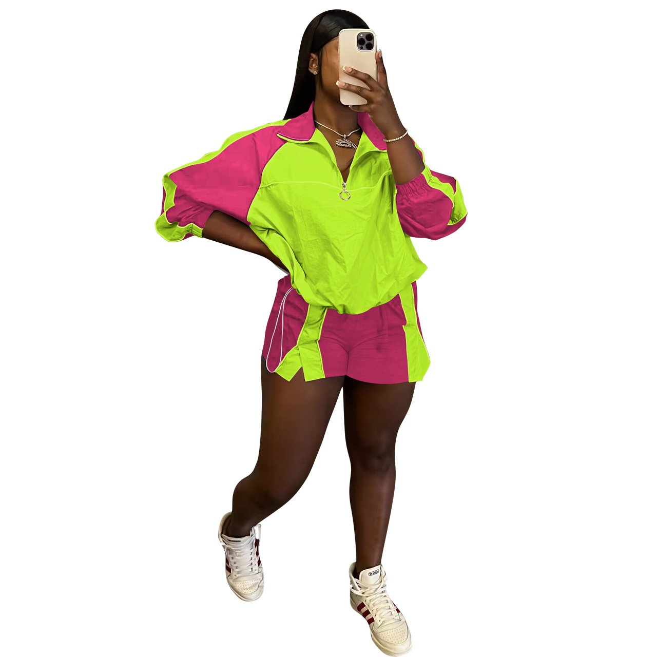 Pullover Women Two Piece Jogger and Shorts Set Summer New Arrivals Sportswear Women Yoga Shorts Tracksuit Set Gym Fitness Sets