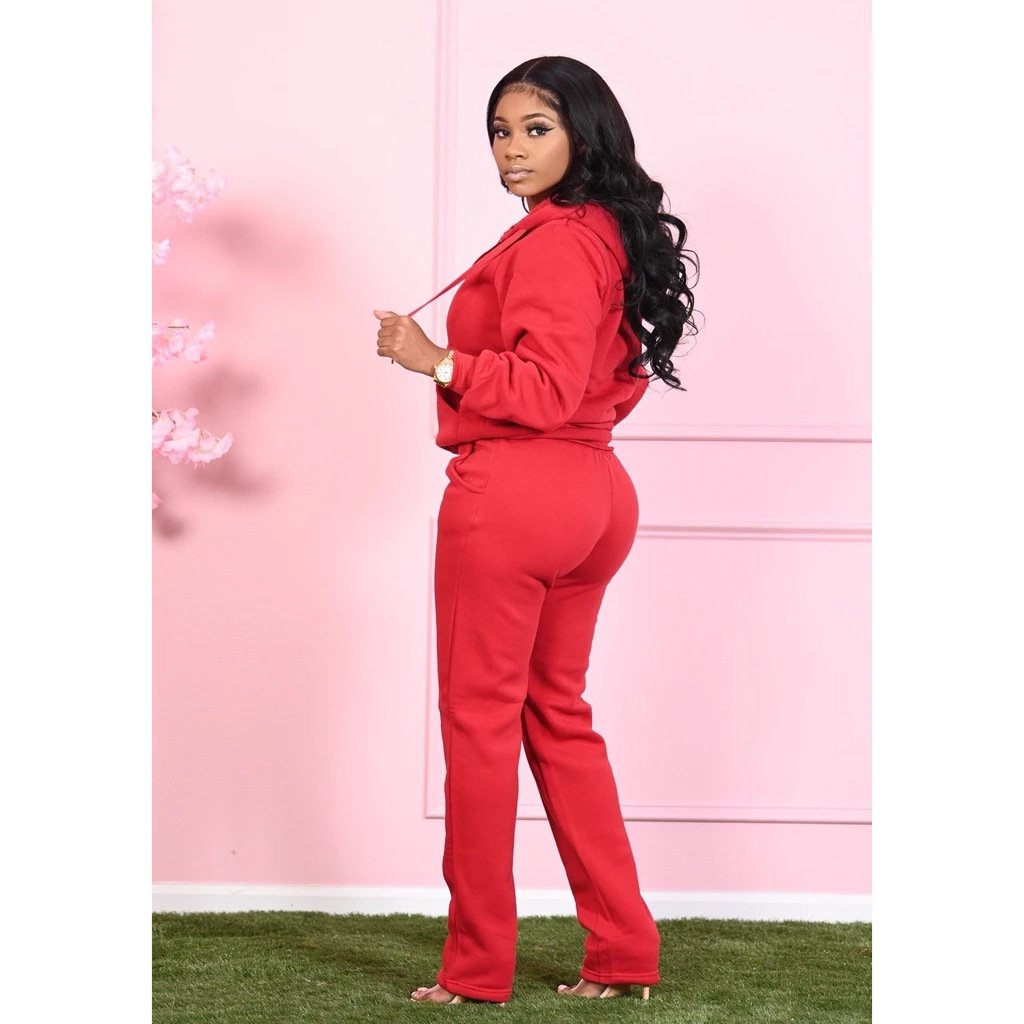 PASUXI Custom Zip Hoodie Women Tracksuits Workout Joggers Sets Women Two Piece Pants Set Women's Sweatsuits Set
