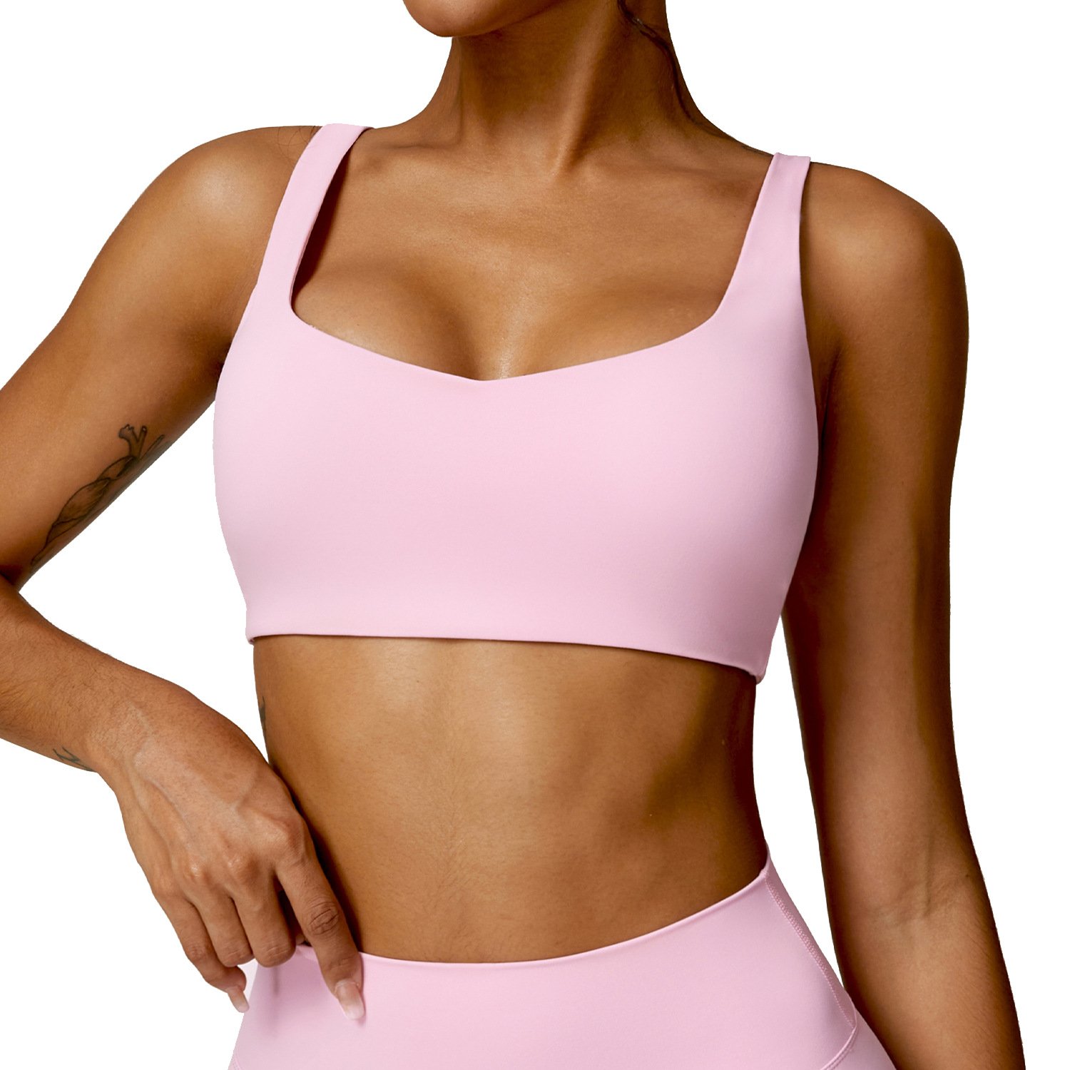 Wholesale High Quality Yoga Leggings Plus Size Women's Sets Casual Gym Fitness Sets Fashion Sport Pure Color Women's Sets
