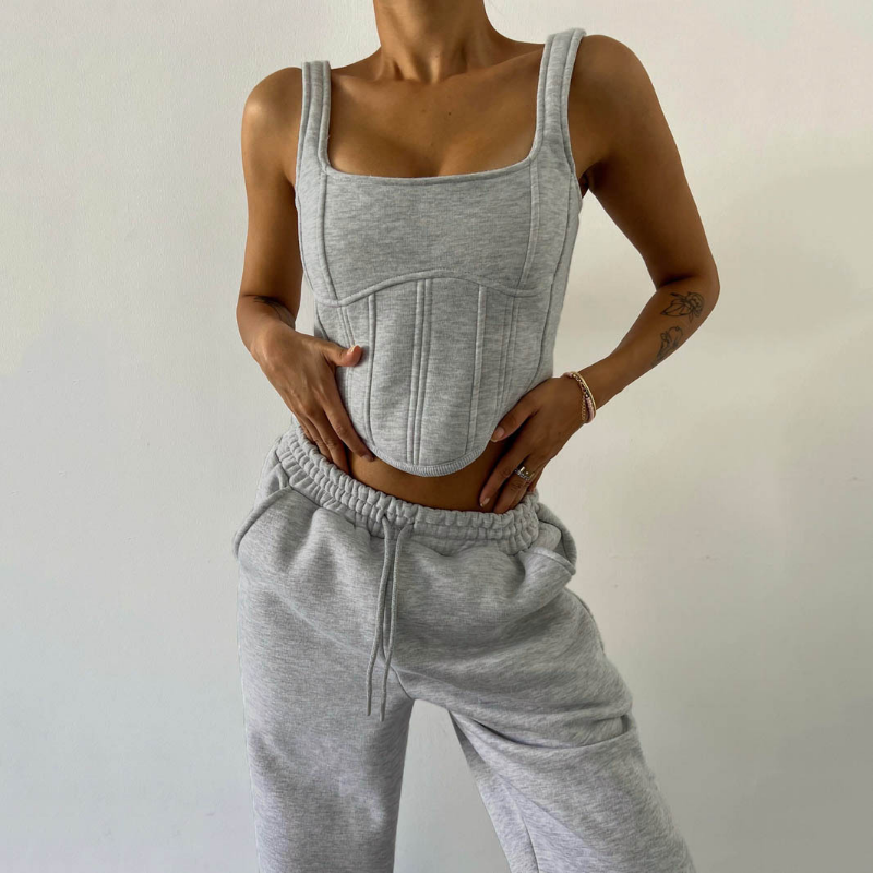 2023 Jogger Street wear 3 Piece Pants Set Women's Set