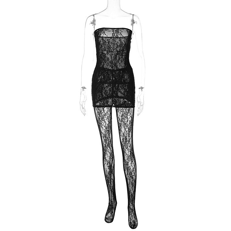 WMesh Sleeveless Lace Women'S Sets See Through Foot Legging Plus Size Evening Women'S Sets Casual Wholesale Clothing