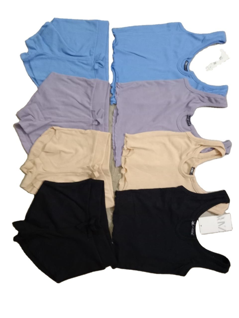 Ladies top-bottom rib set(Ready stock)