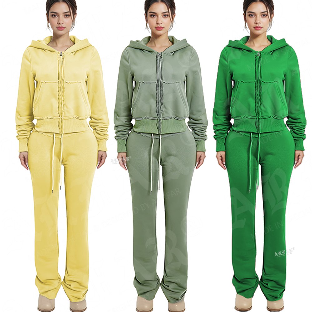 Women Sweatpants And Hoodie Set High Quality Wholesale Two Pieces Hoodie Joggers women's set Women Vintage casual Sweatsuit Set