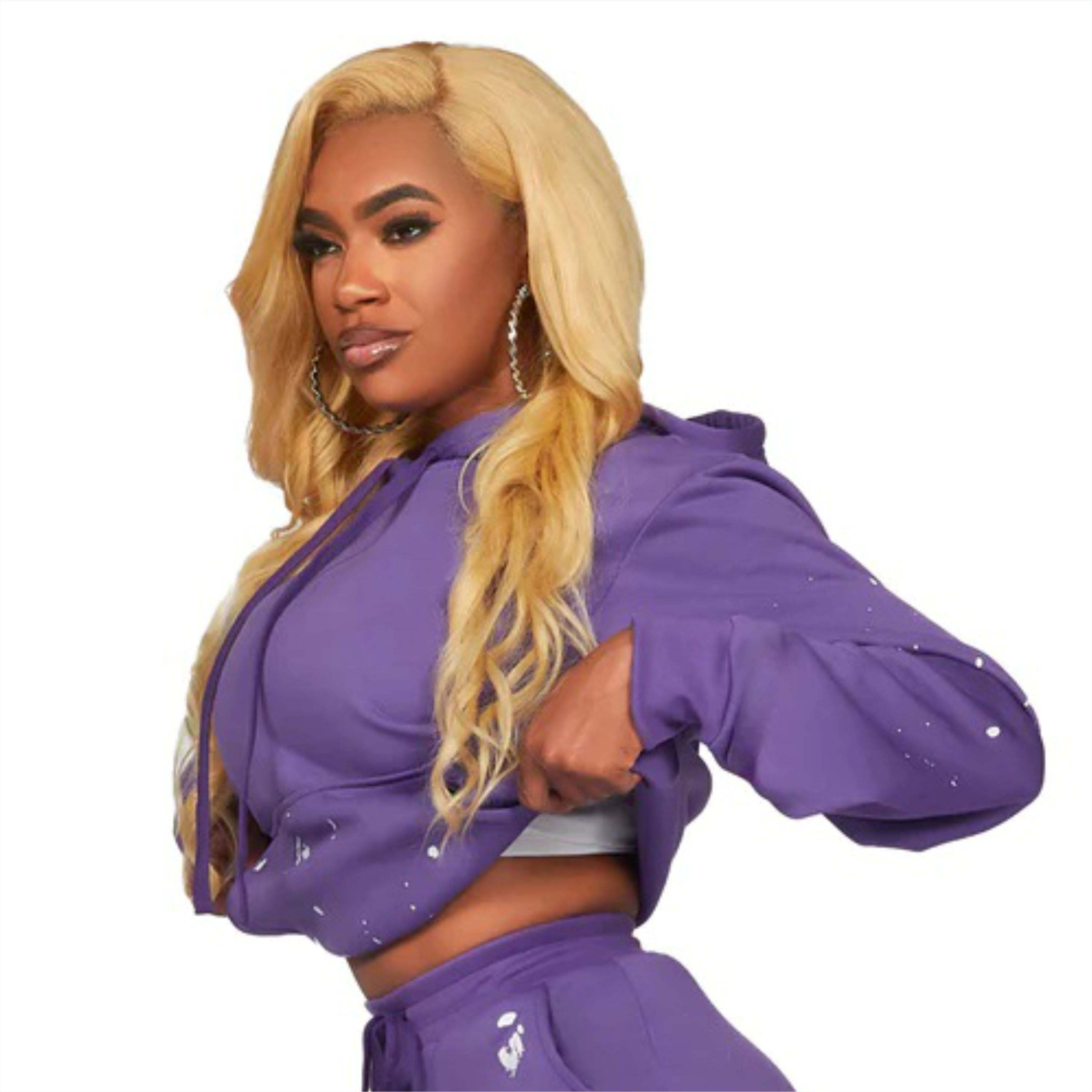 Premium Womens Crop Hoodie and Shorts Sets - Trendy and Durable Two-Piece Outfit for Summer and Casual Wear