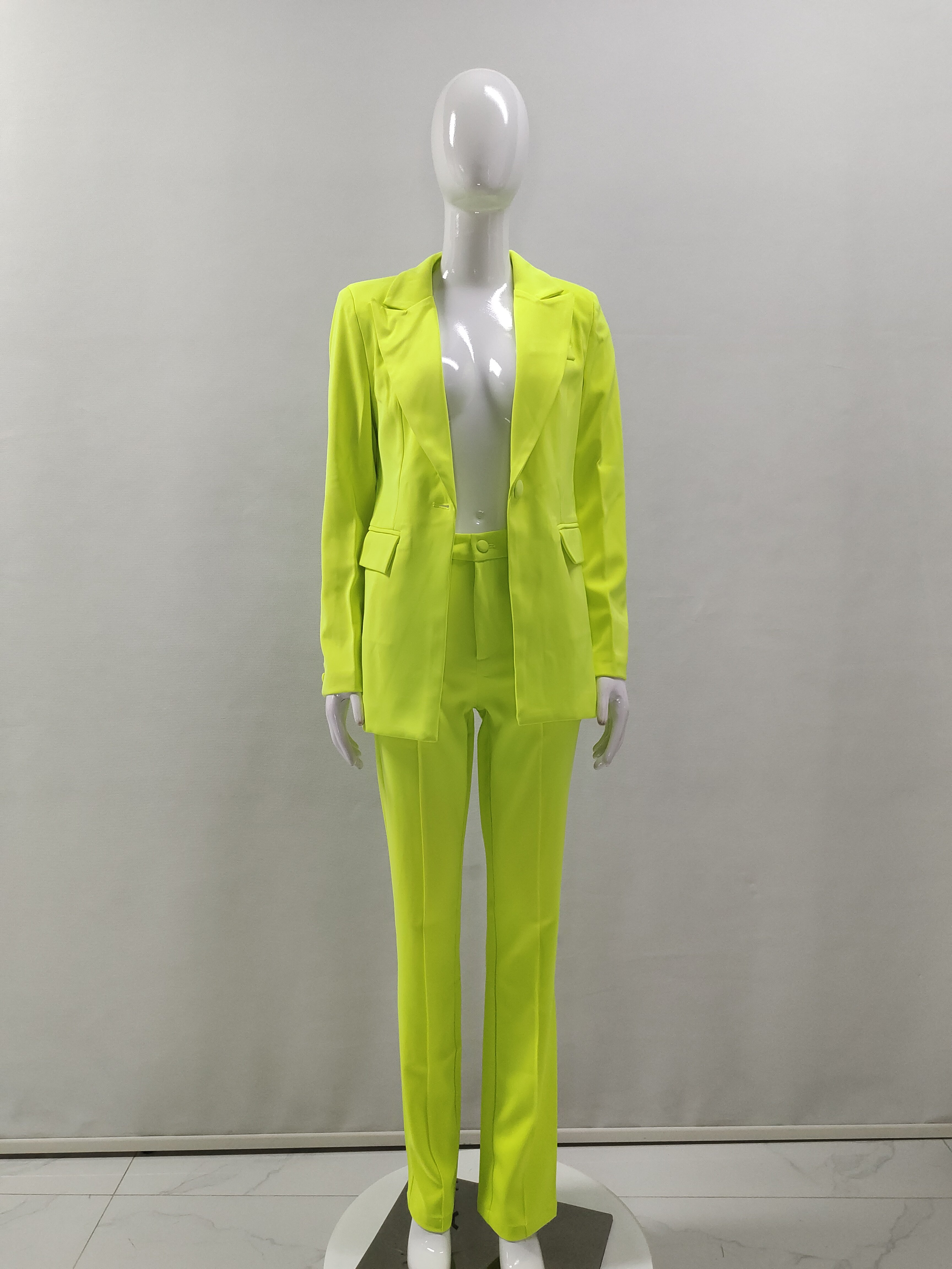 A9230 European and American women's clothes formal style blazer and pants suit Fashion Office Ladies