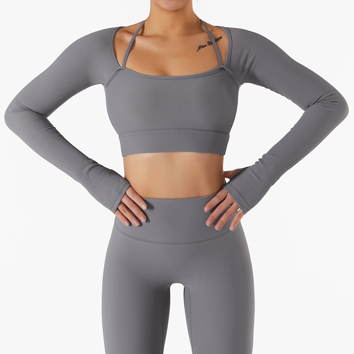 Sexy Sports Underwear Healthy Seamless Yoga Set New Tight Gift Set Fast Drying Women's Sports Clothing Fitness Yoga Set