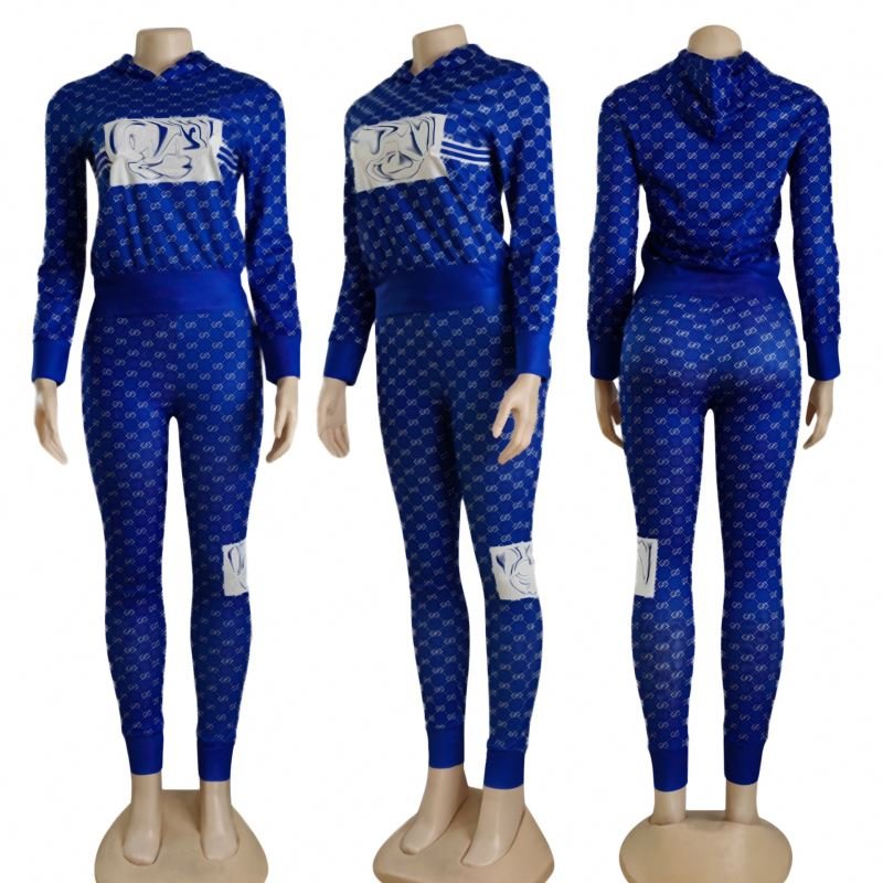 Brand Women's Clothing Women Tracksuit Sets Elegant Long Sleeved Hoodie Casual Jogger Set Designer Clothes Famous Brands