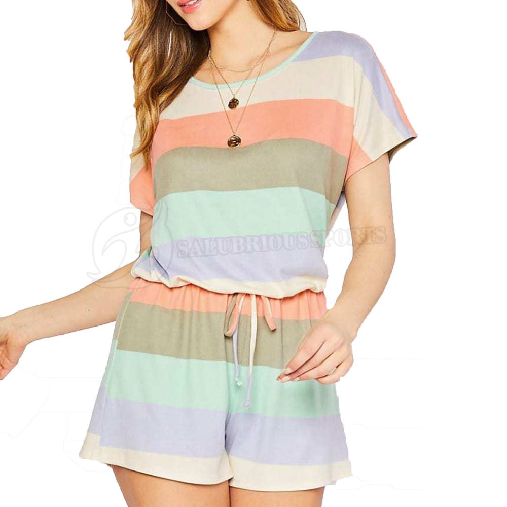 High Quality Custom Women's XL Two-Piece Set Summer T-Shirt Track Shorts with Custom Logo Casual Style Solid Pattern Decoration