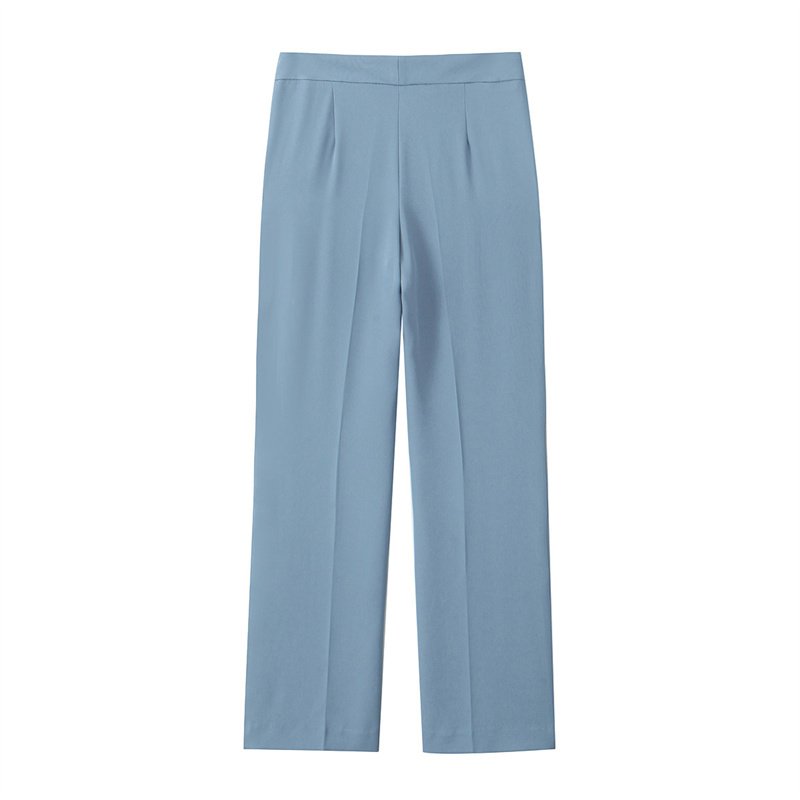 TAOP&ZA women's clothing 2024 early autumn new versatile high waist comfortable wide leg casual trousers 8899324 8936324