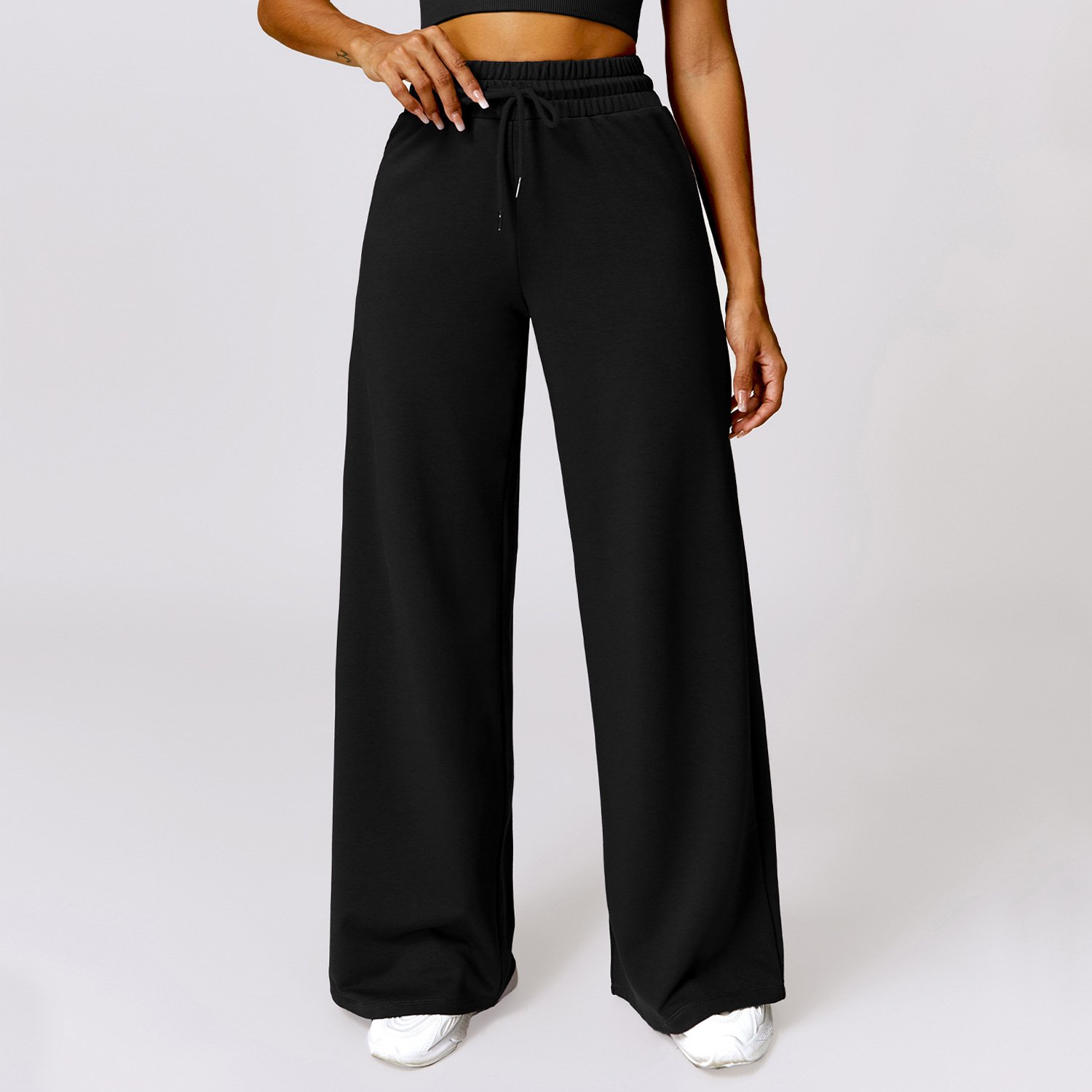 JY 2024 New Fashion Active Wear Set Gym Fitness Running Yoga Sport Wear Baggy Pants Women Workout Yoga Sets Women's Sets