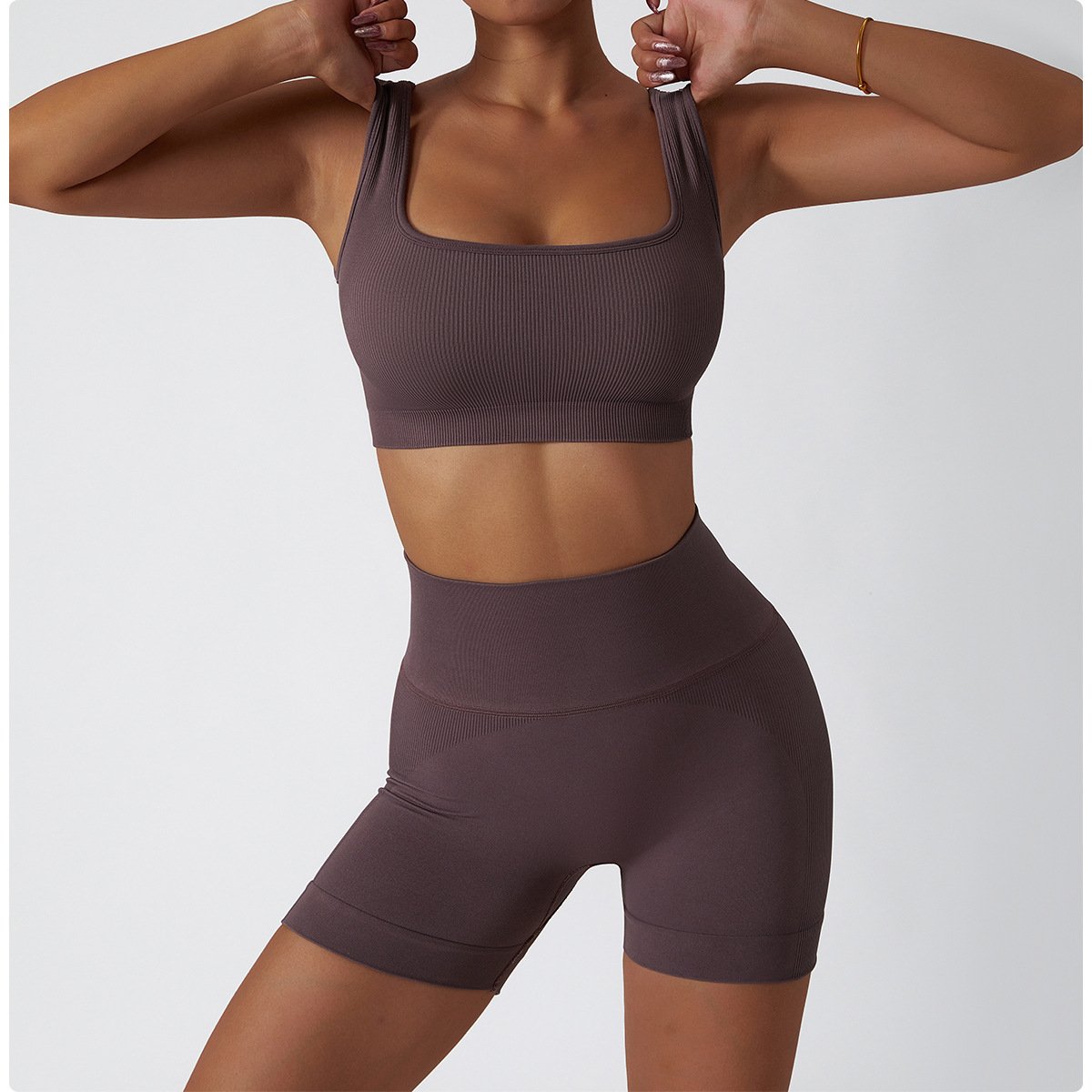 seamless yoga set fitness women butt yoga gym seamless tights leggings body gym sportswear running yoga suit set