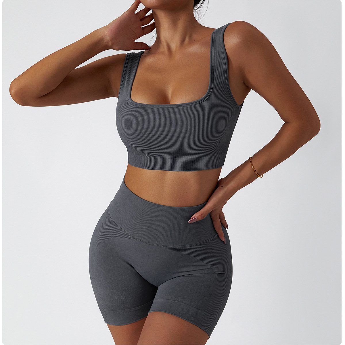 seamless yoga set fitness women butt yoga gym seamless tights leggings body gym sportswear running yoga suit set
