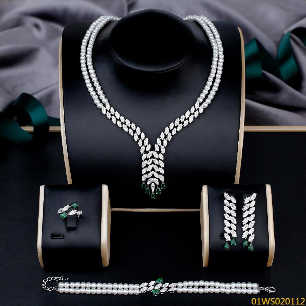 Blossom CS Jewelry Fine Jewelry Set Wholesale Factory Inlaid Gemstone Luxury 925 Silver AAA Zirconia Jewelry Sets For Women