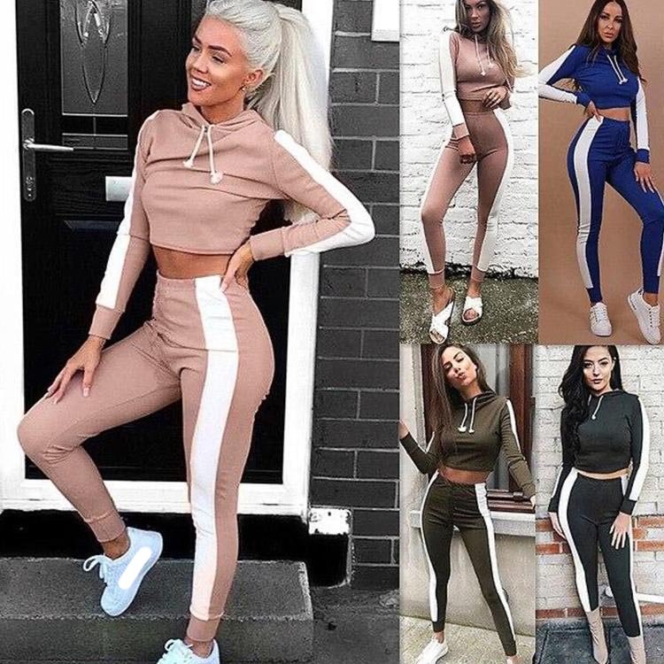 Custom Logo Women's Sets Tracksuits Pants Outfits Baseball Uniform hoodie 2 Two Piece Set Women Clothing Fall