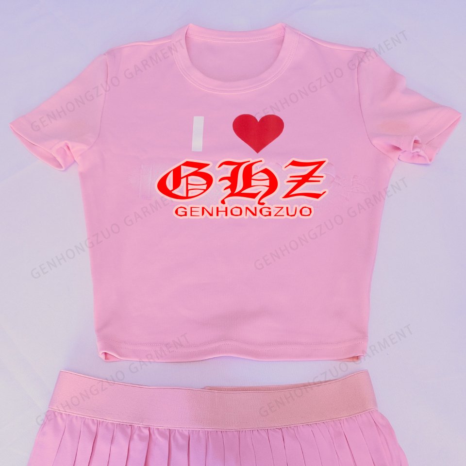 2024 Custom Logo Color Women's Women's Mini Skirt Fashion Pleated Skirts Tennis Skirts Set