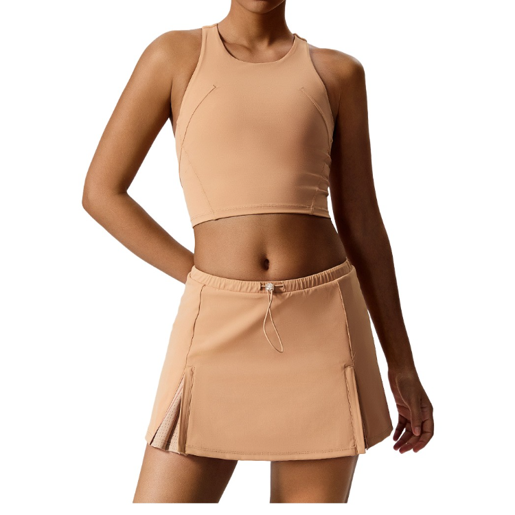 Hot Selling Elastic Waist Recycled Sports Tennis Plus Size Yoga Workout Sexy Girls Clothing Sets Gym Fitness Sets Women's Sets