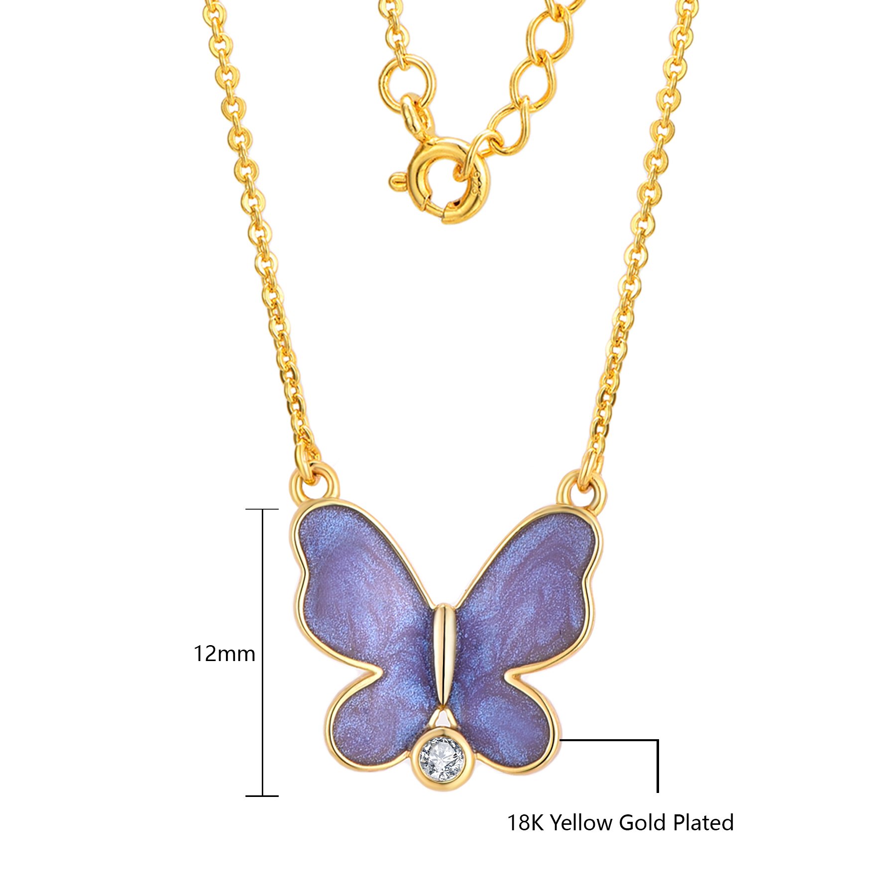 Spot Goods Butterfly Stud Earrings Pendants women Silver 925 Charms Vintage Earrings Necklace Jewelry Jewelry sets